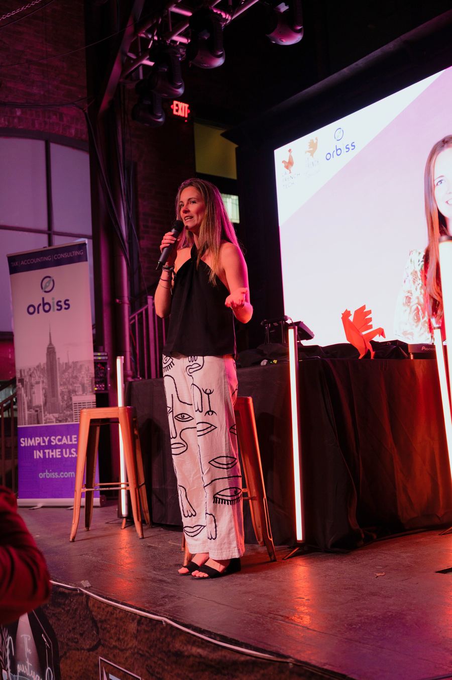 Jenny Le Doridour presenting at SXSW