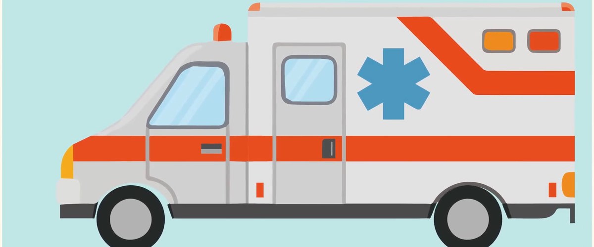 Ilustración de una ambulancia